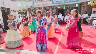 komma uyyala Kona jampala song dance performance by kids MPPSCHELLAPURlf7ei [upl. by Sacttler]