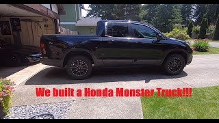 Traxda half inch rear lift 2017 Honda Ridgeline install [upl. by Ssitnerp277]