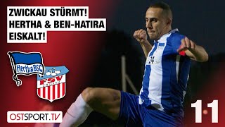 Zwickau stürmt Hertha amp BenHatira eiskalt Hertha BSC II  FSV Zwickau  Regionalliga Nordost [upl. by Tsui530]