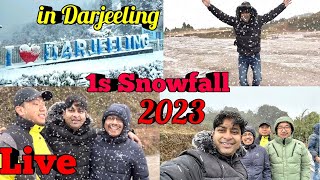 Snowfall in Darjeeling 2023 December দার্জিলিং এর বছরের প্রথম তুষারপাত II Tiger Hill [upl. by Carlee]