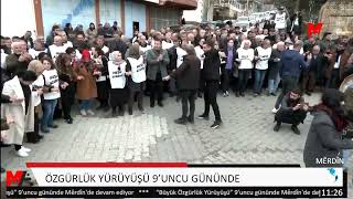 ÖZGÜRLÜK YÜRÜYÜŞÜ 9’UNCU GÜNÜNDE I [upl. by Eboh]