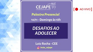 Palestra Espírita  Desafios ao Adolecer  Lutz Rocha [upl. by Aym]