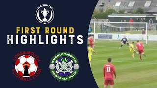 Lossiemouth 12 Buckie Thistle  Highlights  Scottish Cup First Round 202223 [upl. by Suinotna]