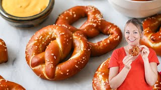 Super Soft Pretzels Made with Sourdough Easy Instructions [upl. by Neetsyrk]