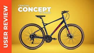 USER REVIEW  CRADIAC CONCEPT  SHIMANO 24 SPEED GRAVEL BIKE  Best 24 gear cycles [upl. by Edras]