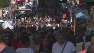 Day 2 of Picklesburgh features large crowds and good eats [upl. by Anirazc]