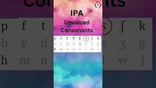 Unvoiced Consonant Sounds Improve English Pronunciation ipa pronunciation englishpronunciation [upl. by Rafaello]