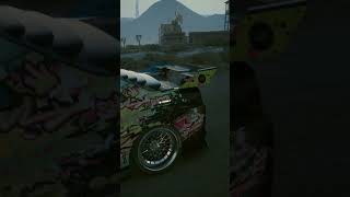 Nissan Skyline GTR R34 in CYBERPUNK 2077  mod introduction cyberpunk2077 mods car race sport [upl. by Rosette825]