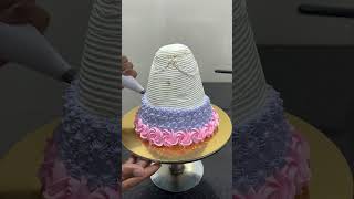 How to make Barbi doll cake virelvideo shotsvideo cakedecorating [upl. by Presber]