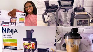 UNBOXING MY NEW NINJA 3IN1 FOOD PROCESSOR WITH AUTO IQ  REVIEW OF NINJA BLENDER  FOOD PROCESSOR [upl. by Kinson884]