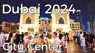 Dubai 4K Amazing City Center Downtown Dubai Walking Tour 🇦🇪 [upl. by Harutak]