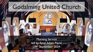 29 September 2024  Morning Service led by Revd Adam Payne [upl. by Barber]