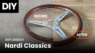 DIY Restore Nardi Classics Steering wheel [upl. by Anoyi]