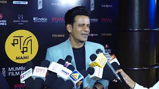 Manoj Bajpayee amp Others Promoting Their Movie Despatch At MAMI Film Festival 2024 [upl. by Yentihw700]