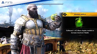 God Of War Ragnarok  How To Get Two IDUNN Apple For Kratos Second Time Maximum Health [upl. by Zoarah151]