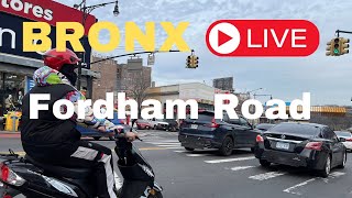 The Bronx New York Live Fordham Road [upl. by Nwahsid523]