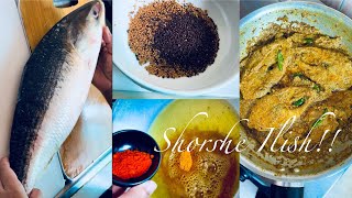 সরিষা ইলিশ । Shorshe Ilish Recipe । Bengali Fish Recipe [upl. by Burleigh]