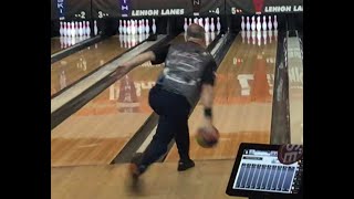 Walter Ray Williams Jr championship match at the PBA50 Lehigh Lanes Open 51824 on string pins [upl. by Ardelis]