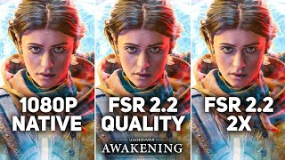 Unknown 9 Awakening  RX 560  1080P Native vs Fsr 22 Quality vs Performance [upl. by Ainav]