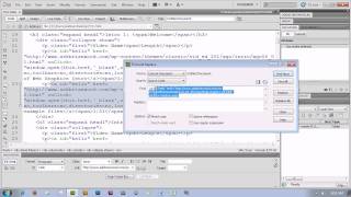 FInd and Replace Tips in Dreamweaver [upl. by Saxena779]