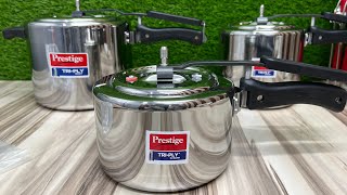 Prestige New Launch 🚀 Triply Steel heavy Pressure cooker Big Deals Great Indian festival [upl. by Leyes402]