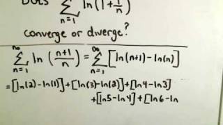 Showing a Series Diverges using Partial Sums [upl. by Caffrey]