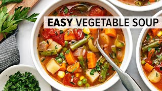 The one and only VEGETABLE SOUP recipe you need for winter [upl. by Atekin]