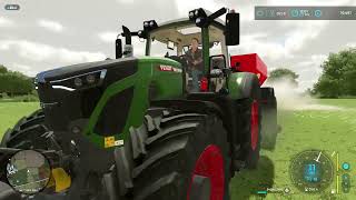 FS22  COURT FARM 140  SPREADING LIME PART 2  MORE FIELDS TO DO [upl. by Anamuj]