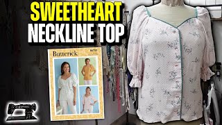 Sewing Butterick 6733 top  Tips and Review [upl. by Savior]