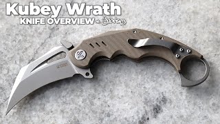 Kubey Wrath Folding Karambit Knife 5Minute Overview  Jimping with Jacrispy [upl. by Ahsiea82]