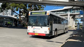 Busways MercedesBenz O405 Custom Coaches 228 mo7132 331 Route 722 [upl. by Nolaf]