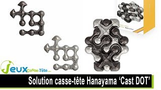 Solution cassetête en métal hanayama cast dot [upl. by Andryc420]