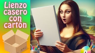 🔥 LIENZO CASERO con CARTÓN 📦 [upl. by Aliakim]