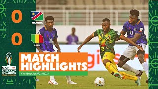 HIGHLIGHTS  Namibia 🆚 Mali TotalEnergiesAFCON2023  MD3 Group E [upl. by Michail]