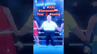 Julia Szeremeta 🇵🇱  Lin Yu Ting final boxing olympics2024 france bokssport poland winshort [upl. by Romo]