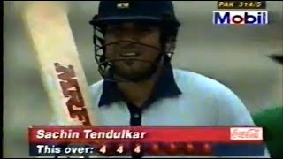 Indias most famous win against Pakistan  1998 Independence Cup final Full innings [upl. by Kaine422]