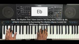 How to play Andavare irakkamayirum song on keyboard  keyboard tutorial  catholic song [upl. by Assilim]