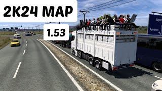 Ets 2 153  LIVE  EURO TRUCK SIMULATOR 2 [upl. by Cchaddie994]