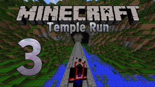 Minecraft Custom Map  Temple Run Ep3  Last Attempt Parkour Map [upl. by Aicemat]