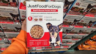 Just Food For Dogs Beef and Russet Potato Recipe Dog Food from Costco [upl. by Earvin]