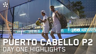 Puerto Cabello P2 Premier Padel Highlights day 1 men [upl. by Maxantia756]