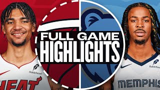 HEAT at GRIZZLIES  NBA PRESEASON FULL GAME HIGHLIGHTS  October 18 2024 [upl. by Rhodia]