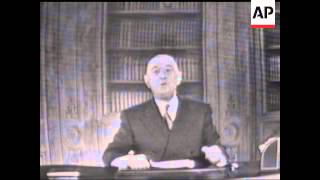 DE GAULLE SPEECH  SOUND [upl. by Arndt]