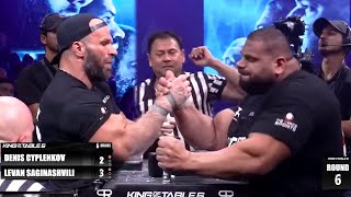 Denis Cyplenkov vs Levan Saginashvili Armwrestling [upl. by Puto]