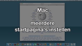 Meerdere startpaginas instellen VideoBytes  Mac [upl. by Sy193]