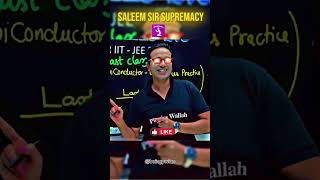 Saleem sir Supremacy iitphysicswallah ashortaday jee physicswallah alakhsir neet pwtrending [upl. by Hanoy]