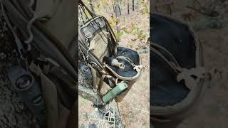 Saddle hunting setup bowhunting bowhunter tethrd mathewsarchery hunting vortexoptics [upl. by Carbone]