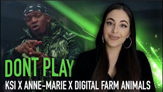 AnneMarie x KSI x Digital Farm Animals  Don’t Play  REACTION 🔥 [upl. by Gena]