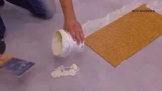 How to install Wicanders glue down cork flooring [upl. by Novets261]