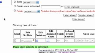 WeBWorK Assigning an Orientation problem set [upl. by Analrahc]